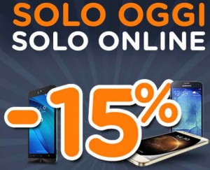 Unieuro sconti 15% smartphone e accessori