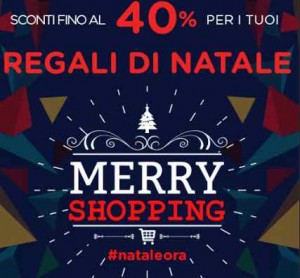 Unieuro Merry Shopping sconti fino al 40%!