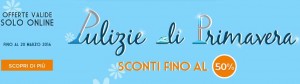 Unieuro Pulizie di Primavera sconti fino al 50%