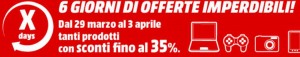 Mediaworld x Days: 6 giorni di offerte imperdibili!