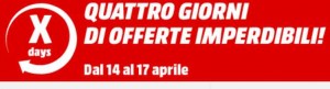 Tornano gli X Day su Mediaworld sconti e offerte